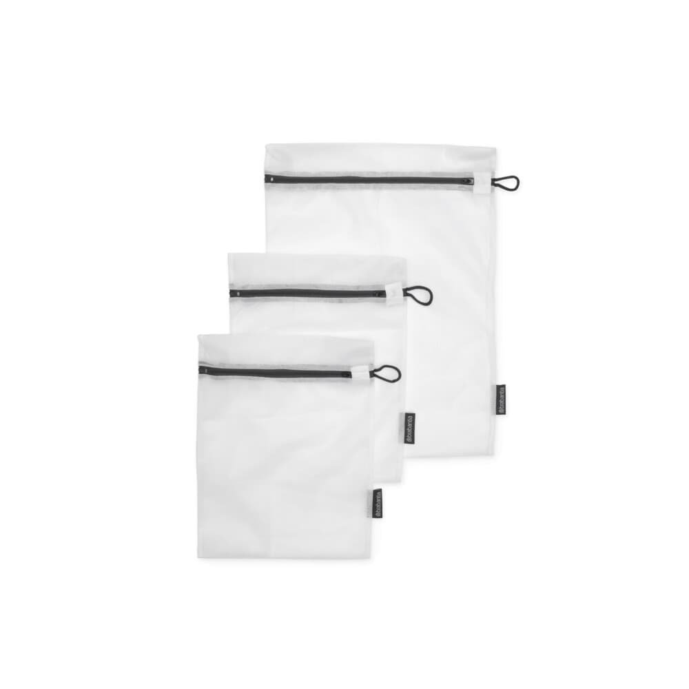 6x Brabantia Waszakjes in 2 Maten Set van 3 White / Grey 3 stuks