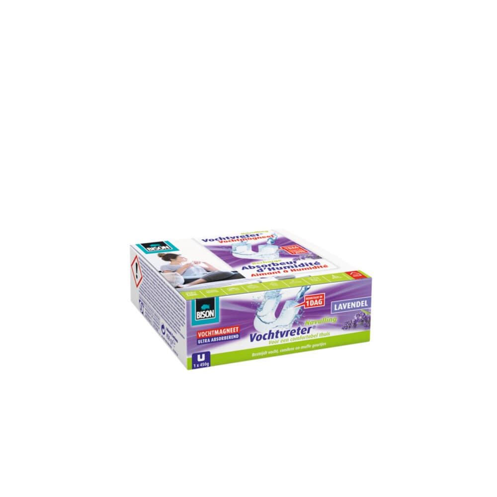 Bison Vochtvreter Vochtmagneet Lavendel 450 gr