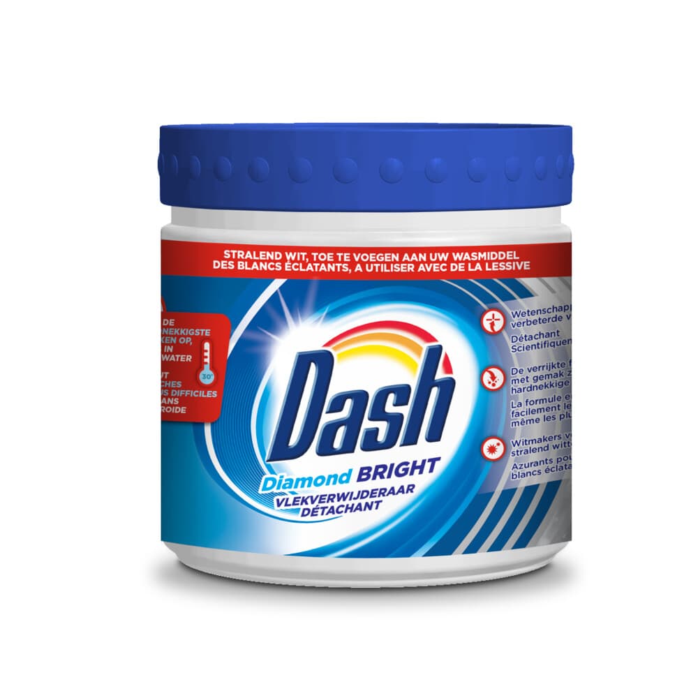 2+2 gratis: Dash Vlekverwijderaar Diamond Bright Poeder-Wit 500 gr