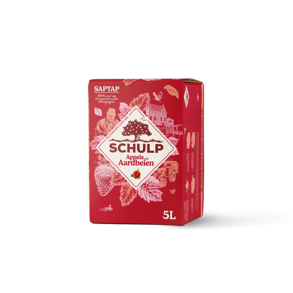 Schulp Saptap Appel-Aardbei 5 liter