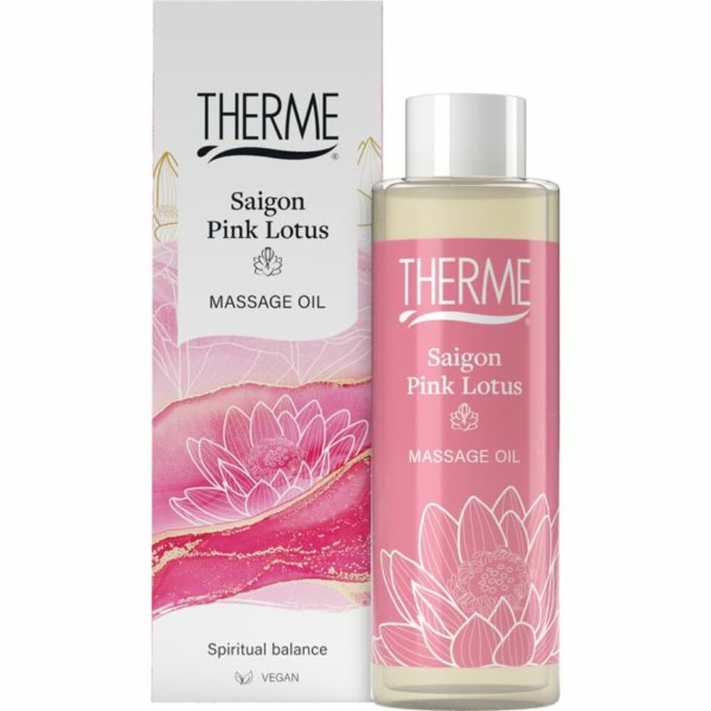 1+1 gratis: Therme Massage Olie Saigon Pink Lotus 125 ml