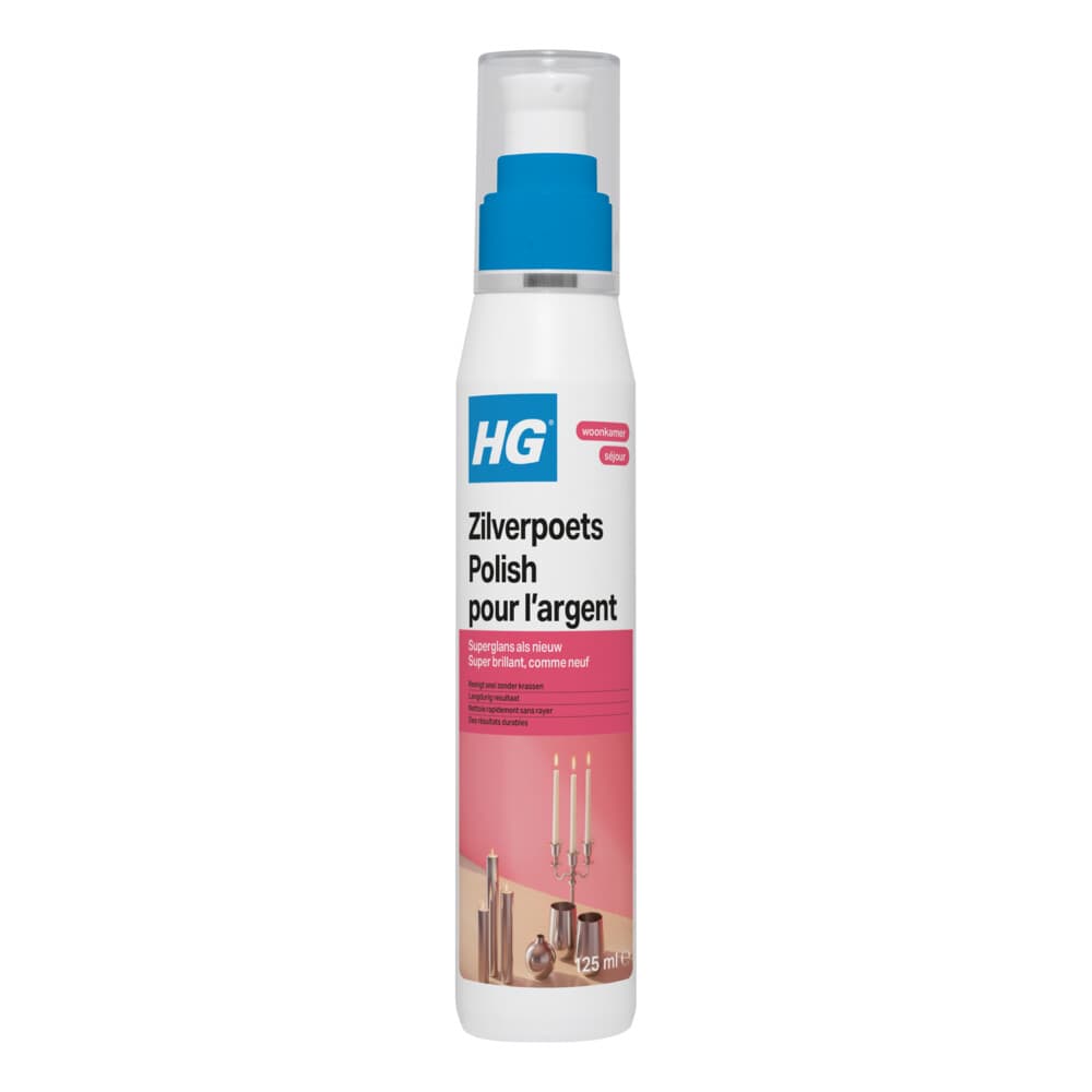 2e halve prijs: HG Zilverpoets 125 ml