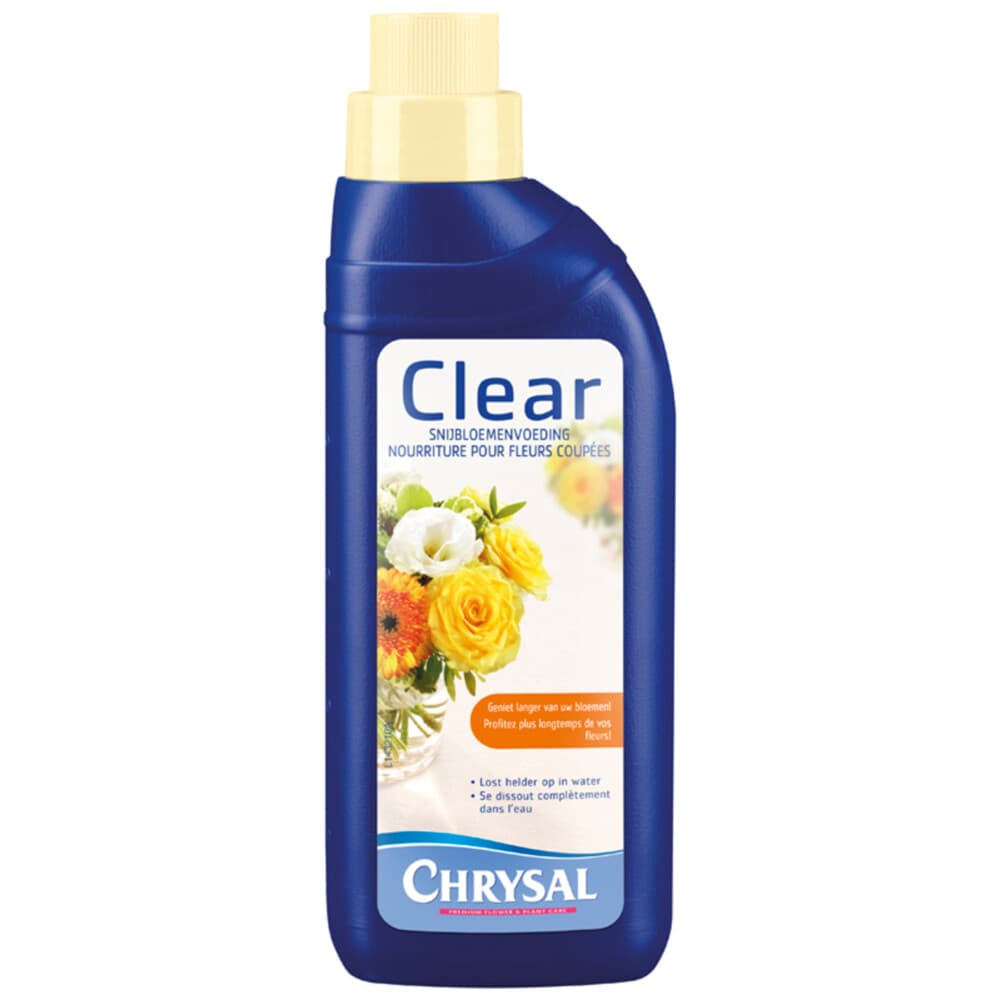 4x Pokon Chrysal Clear Snijbloemenvoedsel 500 ml