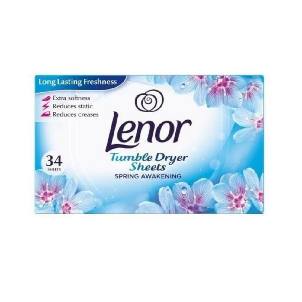12x Lenor Droogtrommeldoekjes Spring Awakening 34 stuks