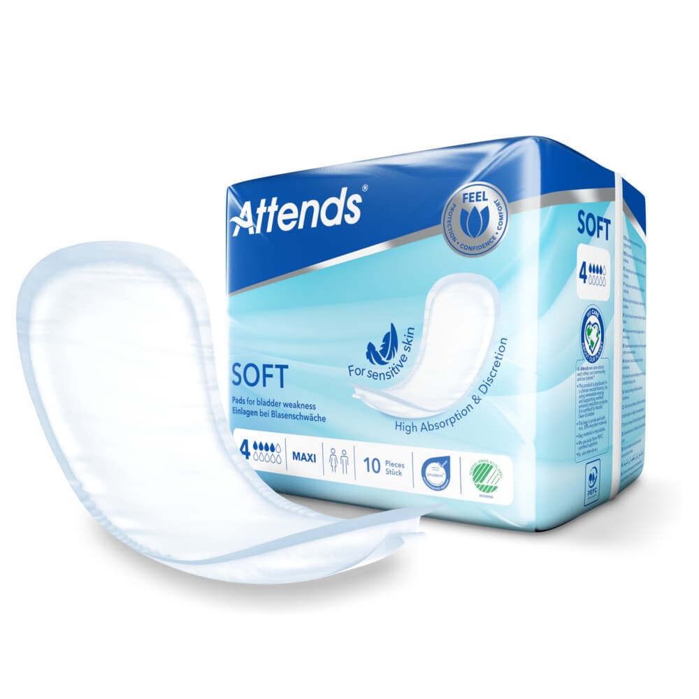Attends Soft Maxi 4 10 stuks