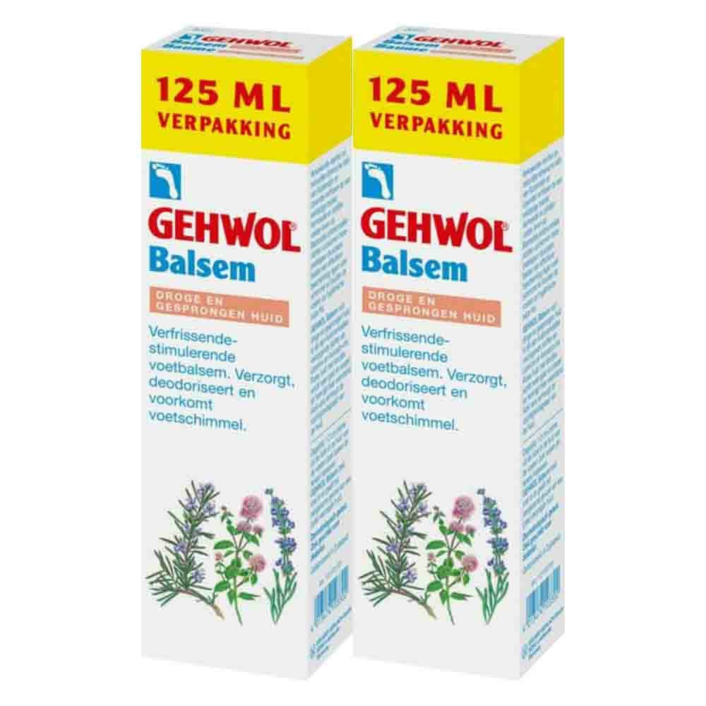 2x Gehwol Balsem Droge en Gesprongen Huid 125 ml
