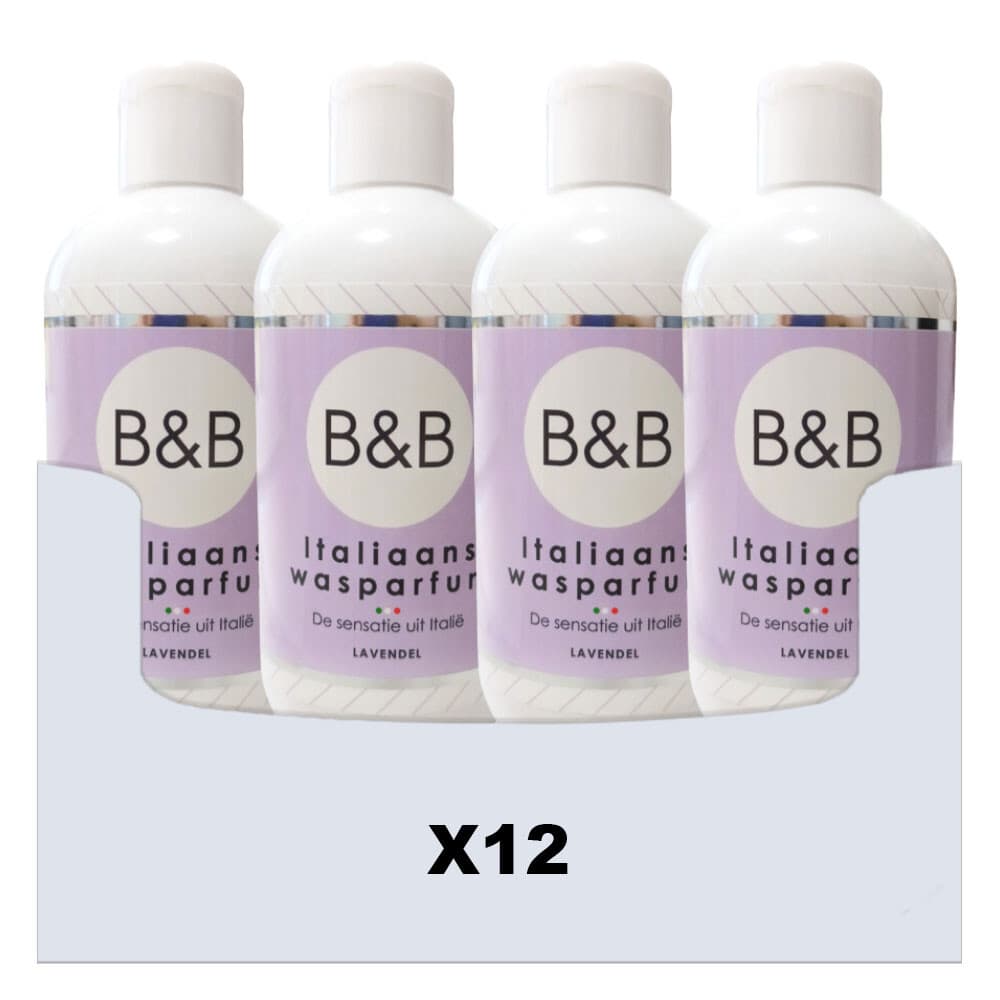 12x B&B Italiaanse Wasparfum Lavendel 250 ml