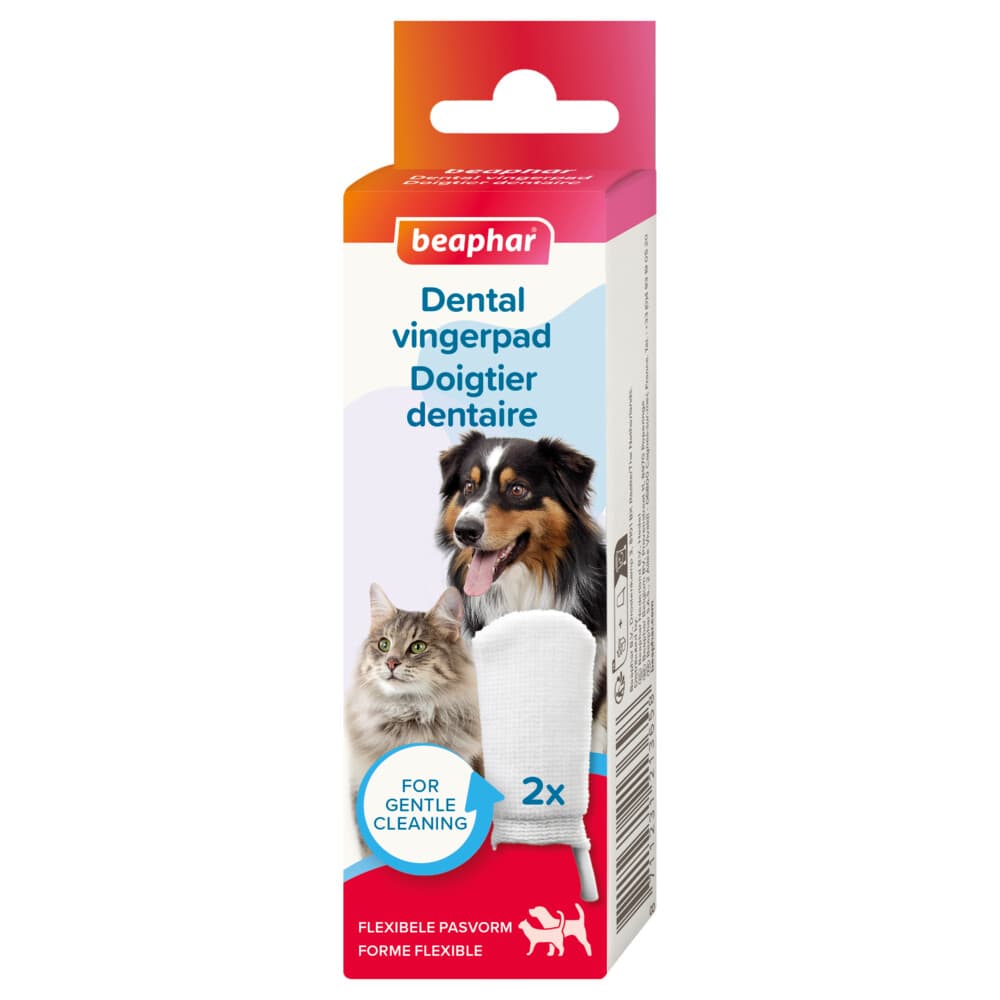 6x Beaphar Dental Vingerpads 2 stuks