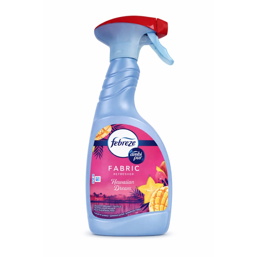 8x Febreze Textiel Refresher Ambi Pur Hawaiian Dream 500 ml