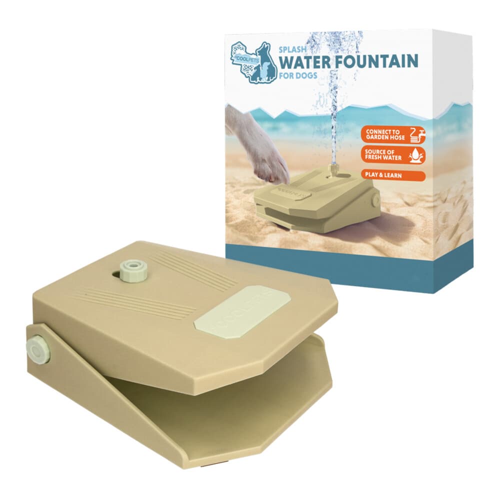 Coolpets Splash Water Fountain Sand