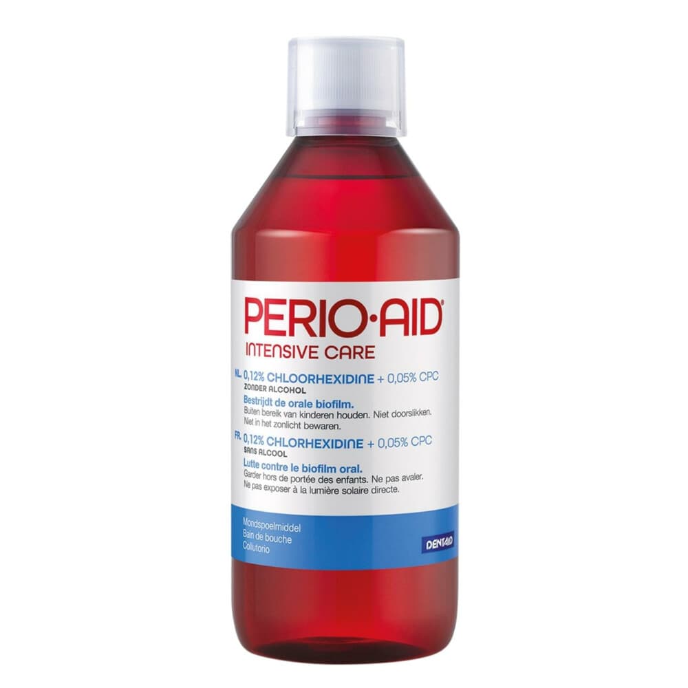 PerioAid Mondspoelmiddel Intensive Care 0.12% CHX 500 ml