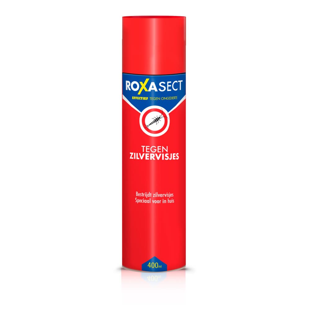 2+1 gratis: 2x Roxasect Spuitbus Tegen Zilvervisjes 400 ml