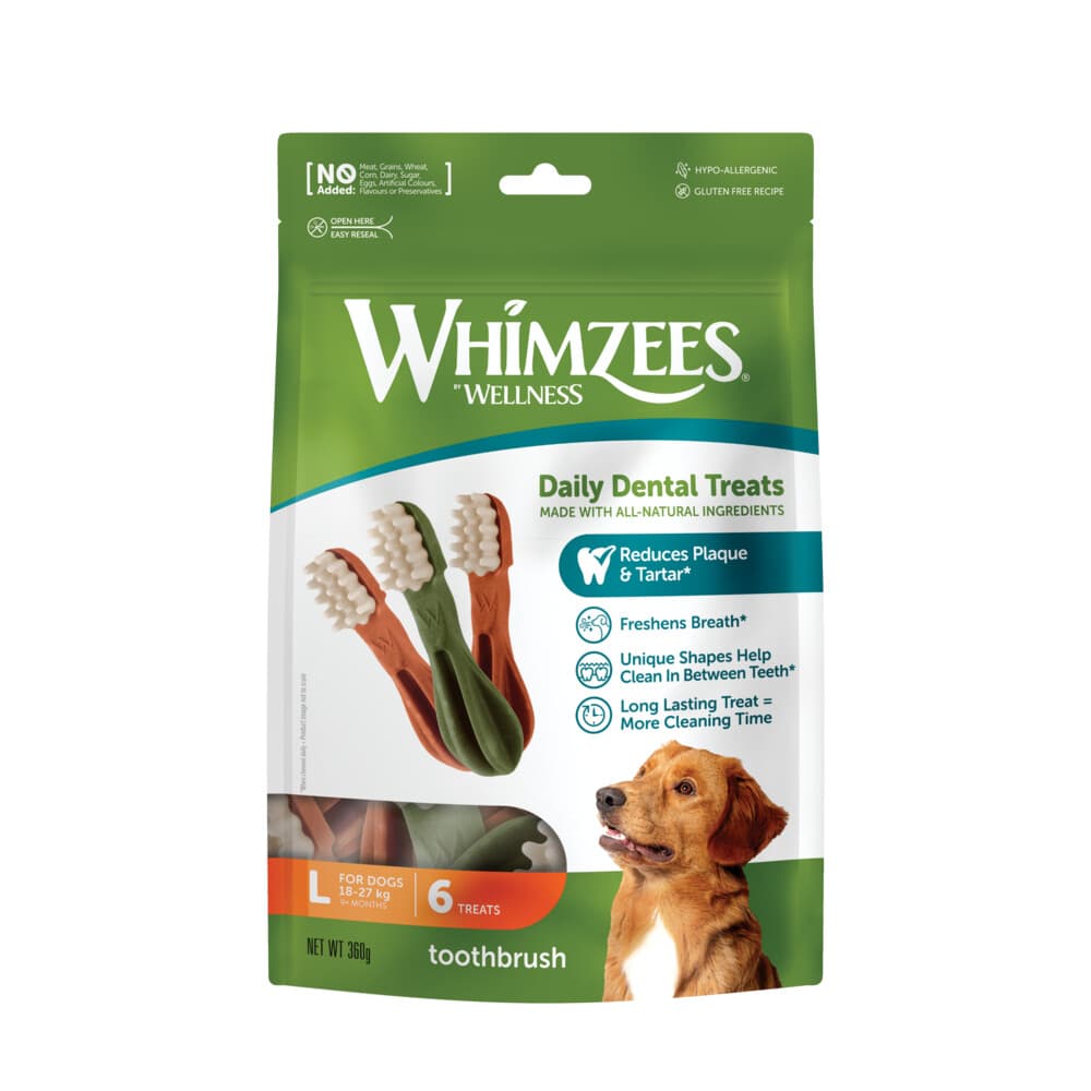 Whimzees Tandenborstel L 6 stuks