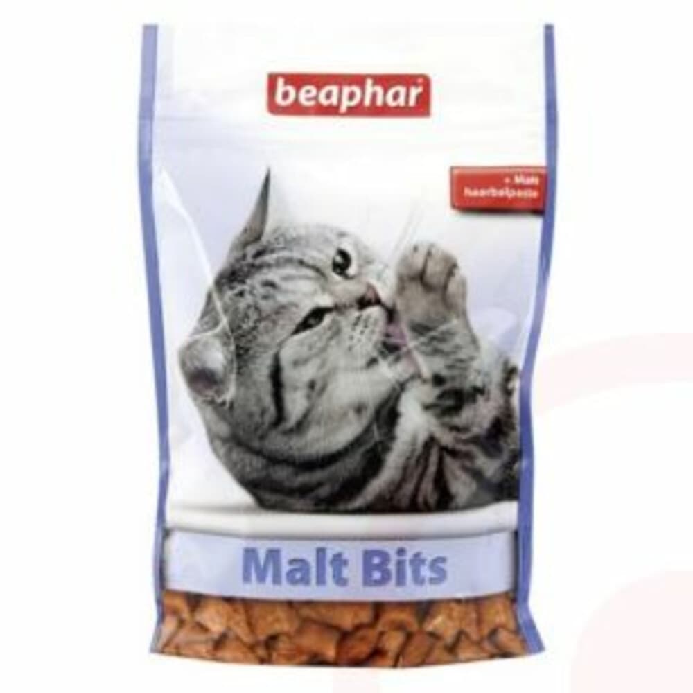 Beaphar Malt Bits Tegen Haarballen Naturel 150 gr