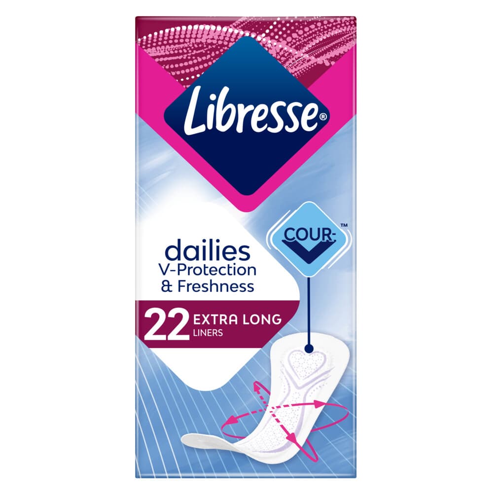 Libresse Inlegkruisjes Extra Long 22 stuks