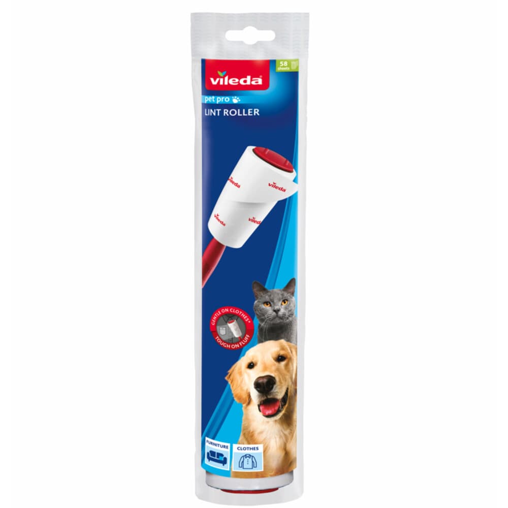 12x Vileda PetPro Kleefborstel 58 bladen