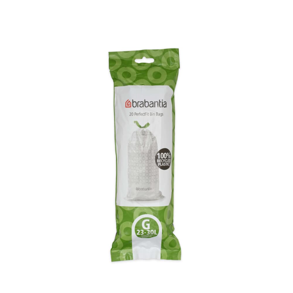 Brabantia Vuilniszakken met Trekbandsluiting 23-30 liter Type G 20 zakken