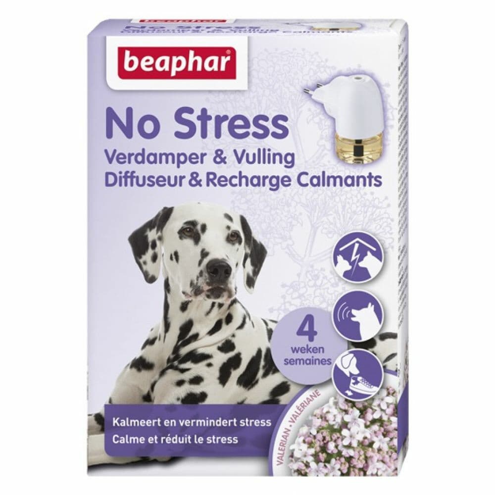 3x Beaphar No Stress Hond Verdamper & Vulling