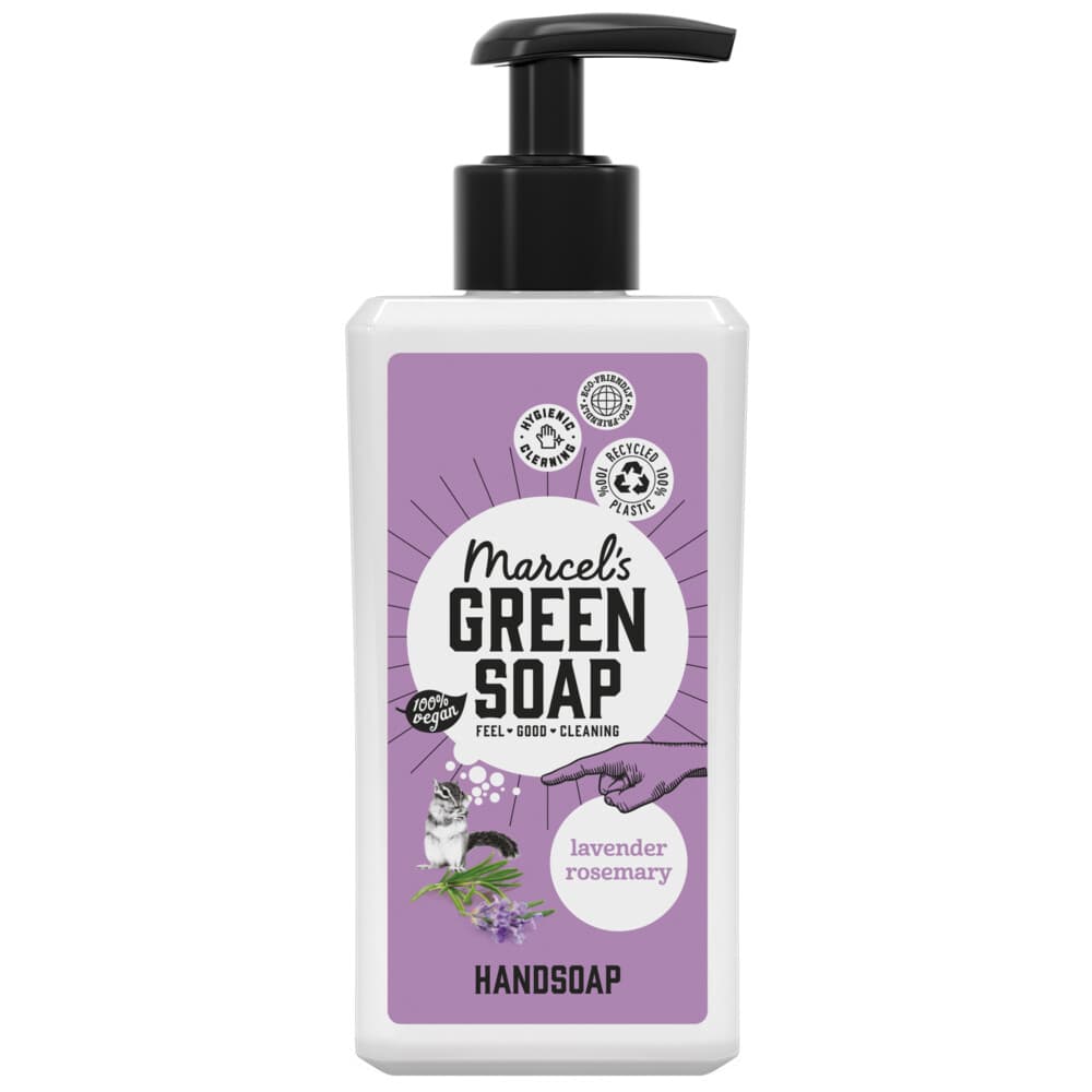 6x Marcel's Green Soap Handzeep Lavendel & Rozemarijn 250 ml