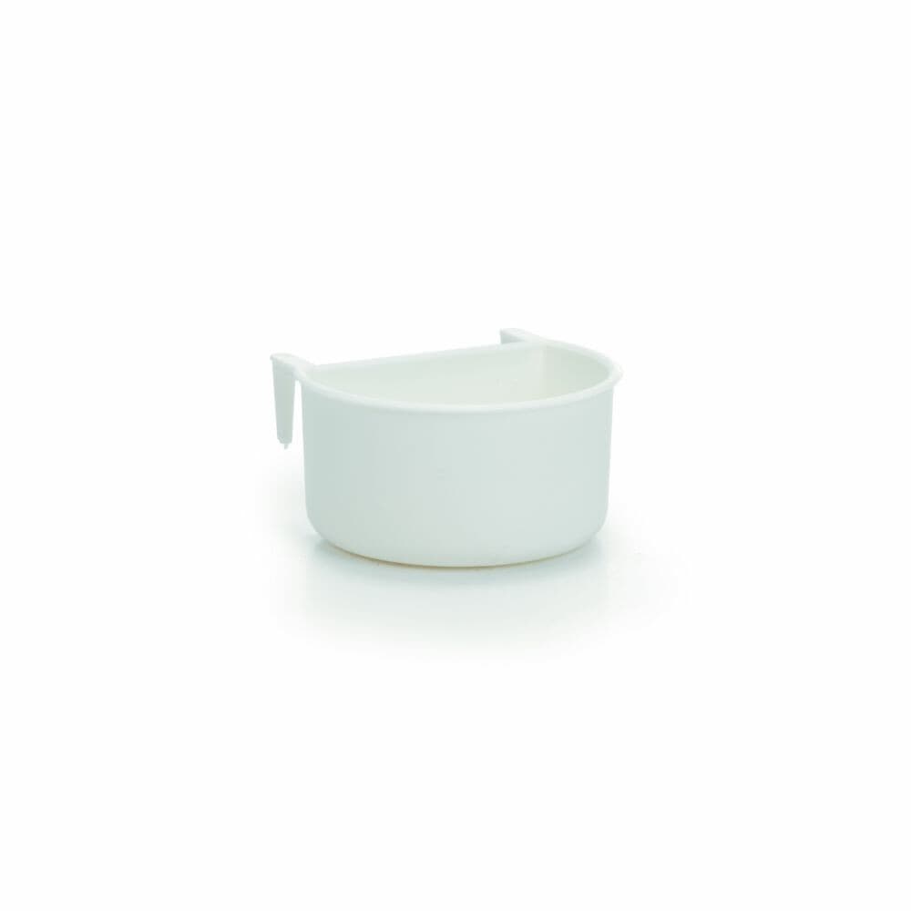 Fauna Vogel Drink en Voerbak Wit 7,5 x 4 cm
