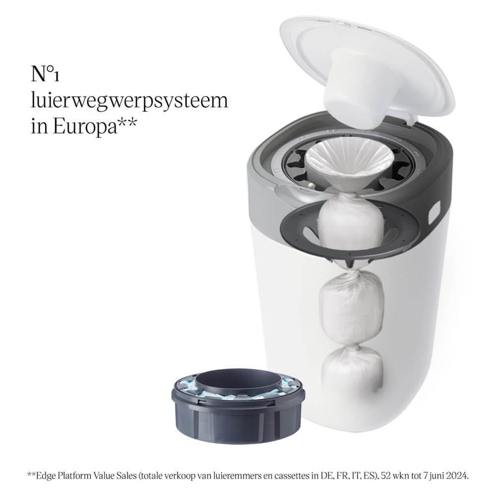 Tommee Tippee Twist & Click Luieremmer Wit