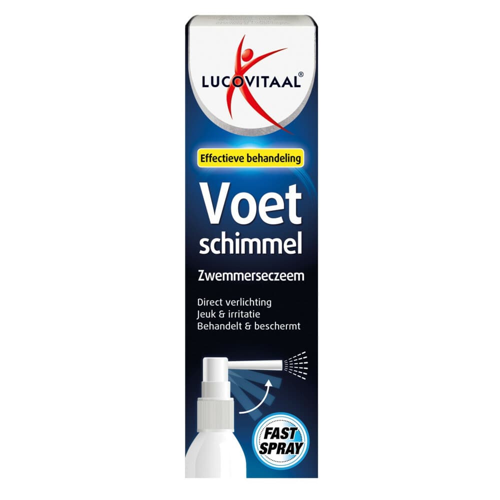 2+3 gratis: Lucovitaal Voetschimmel Eczeem Spray 25 ml