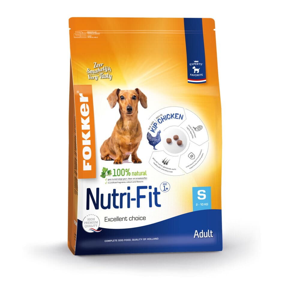Fokker Nutri-Fit Hondenvoer S 2,5 kg
