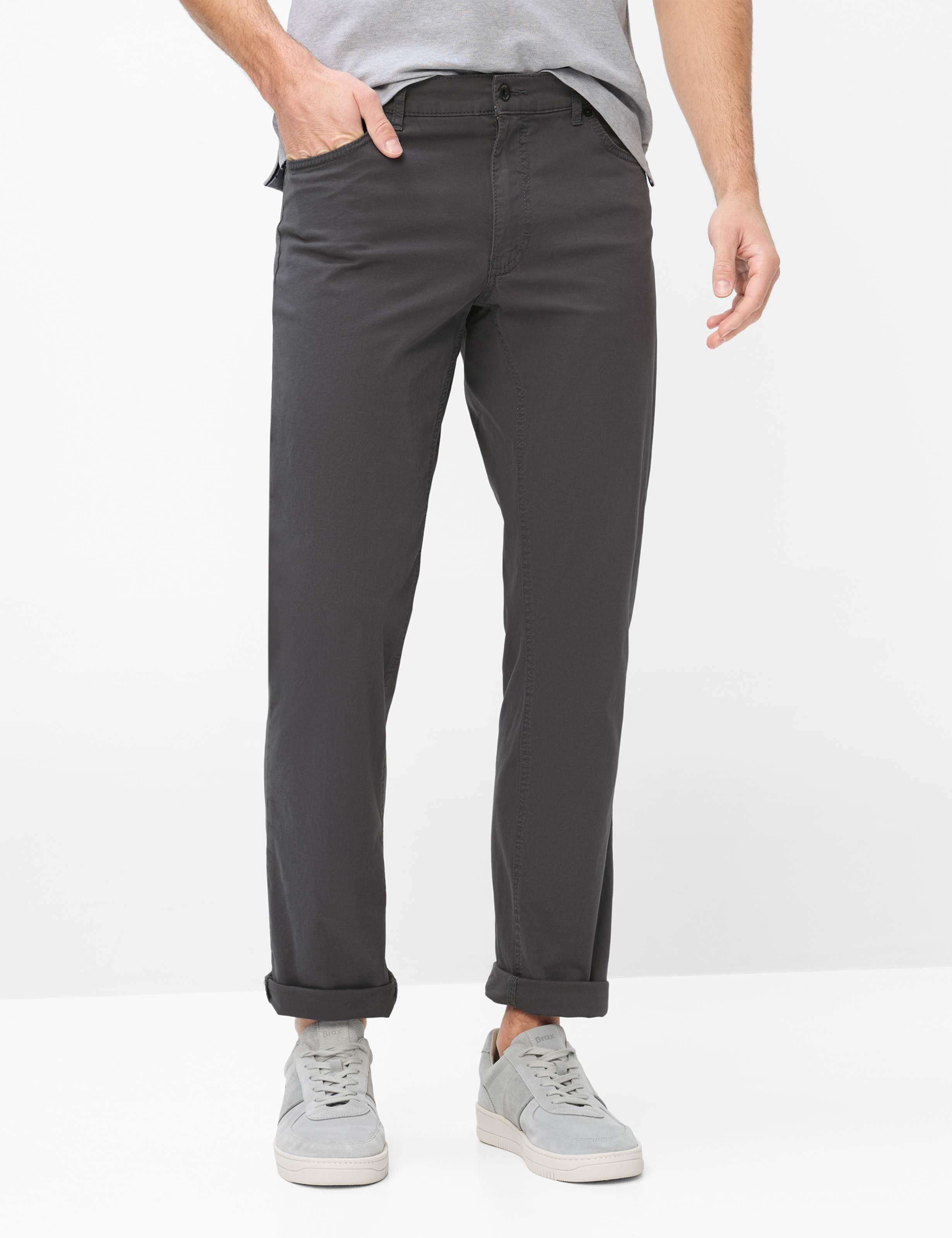 Brax Heren Jeans Style COOPER, donkergrijs,
