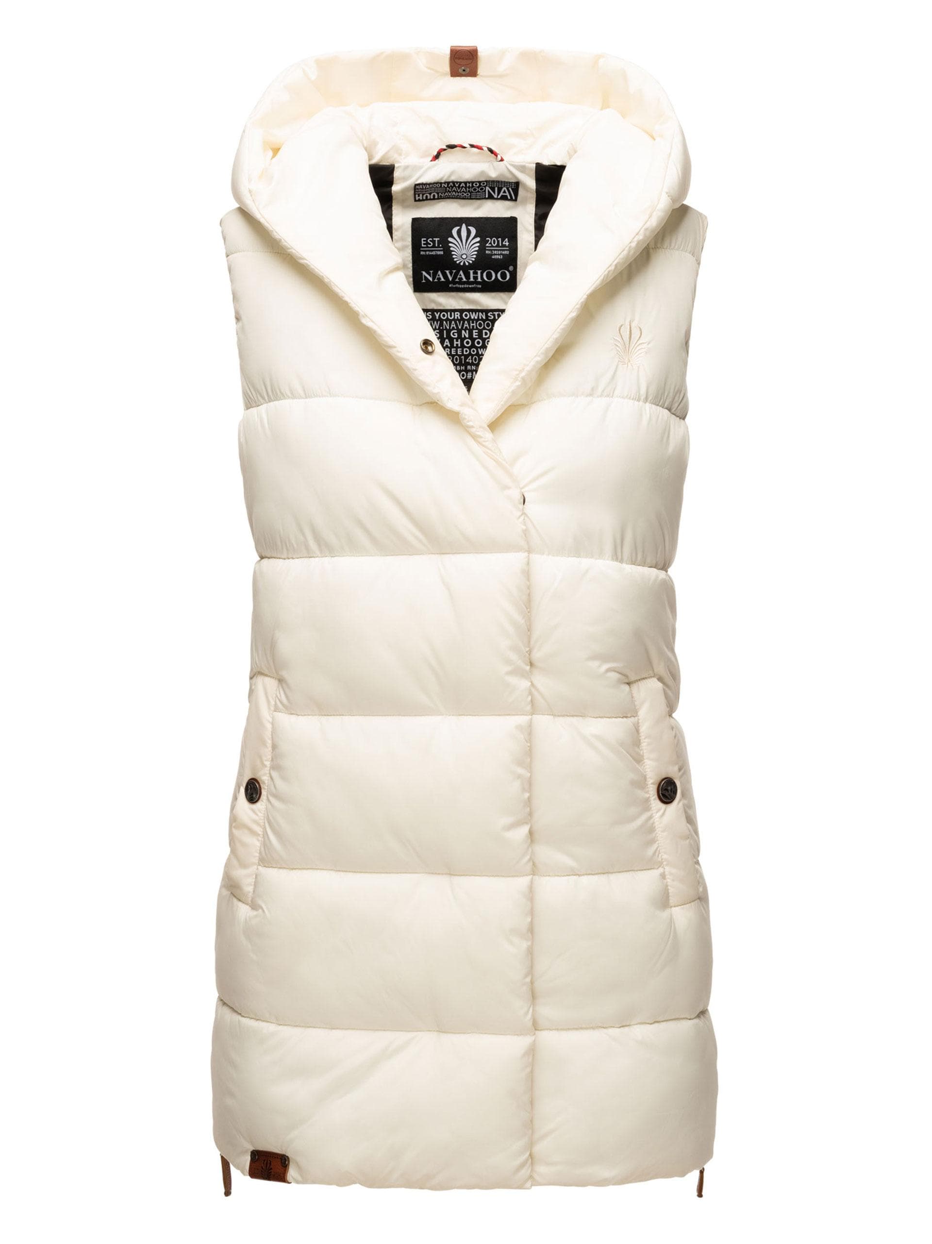 Navahoo dames lange gewatteerde bodywarmer Madilynaa – Warm & Comfortabel