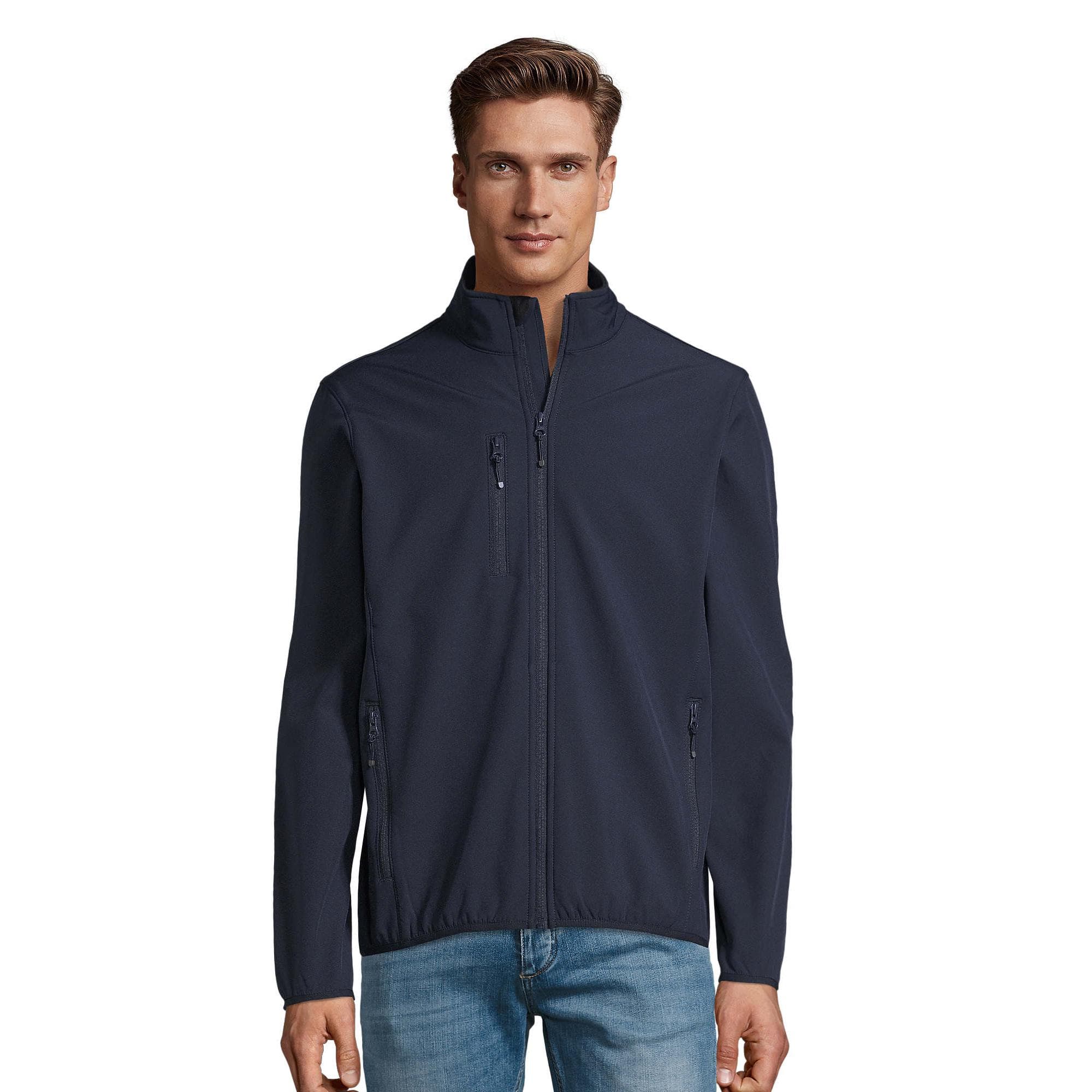SOLS Heren Radian Soft Shell Jacket (Afgrond blauw)