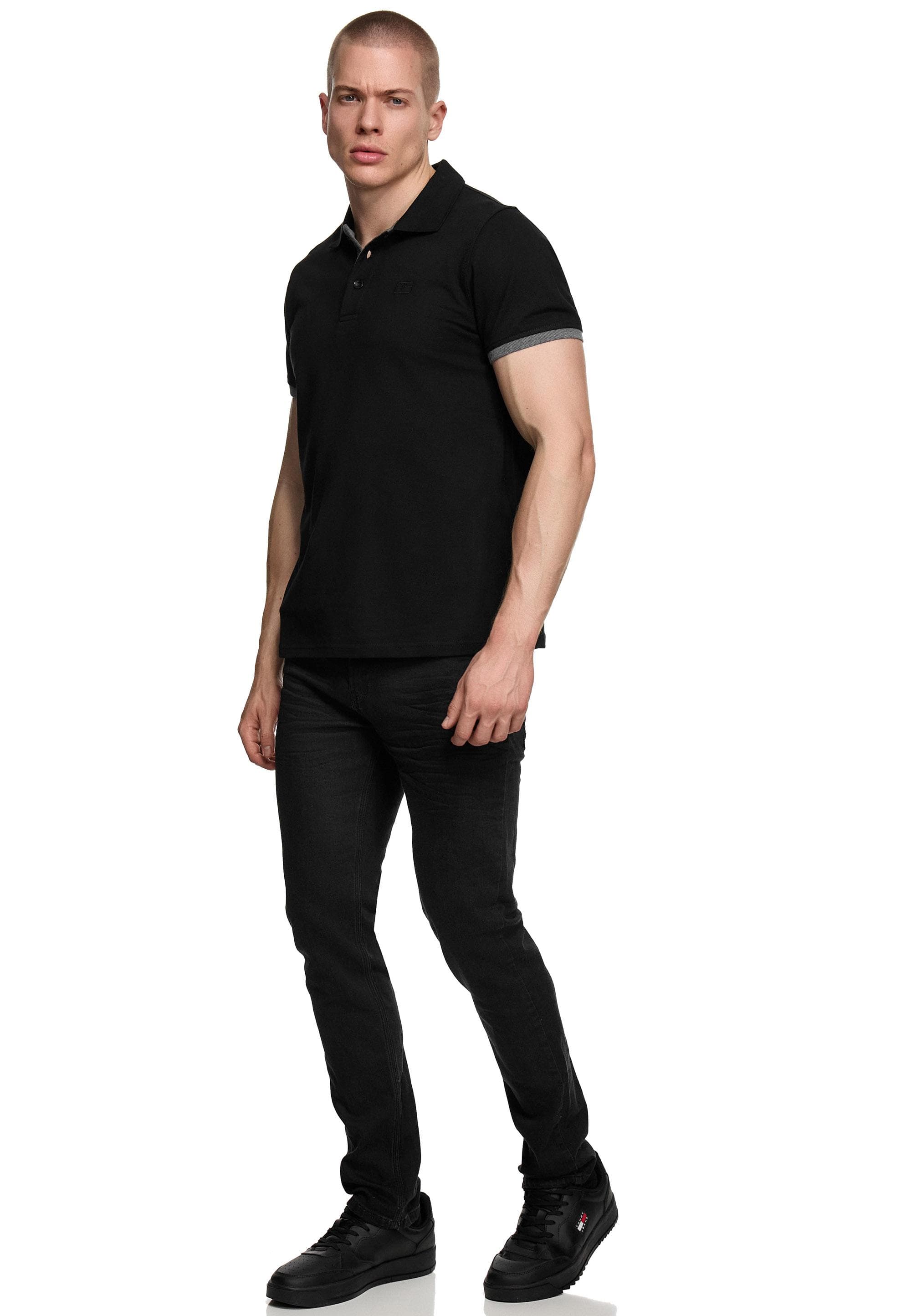 Contrast Polo Piqué Shirt Normale Pasvorm