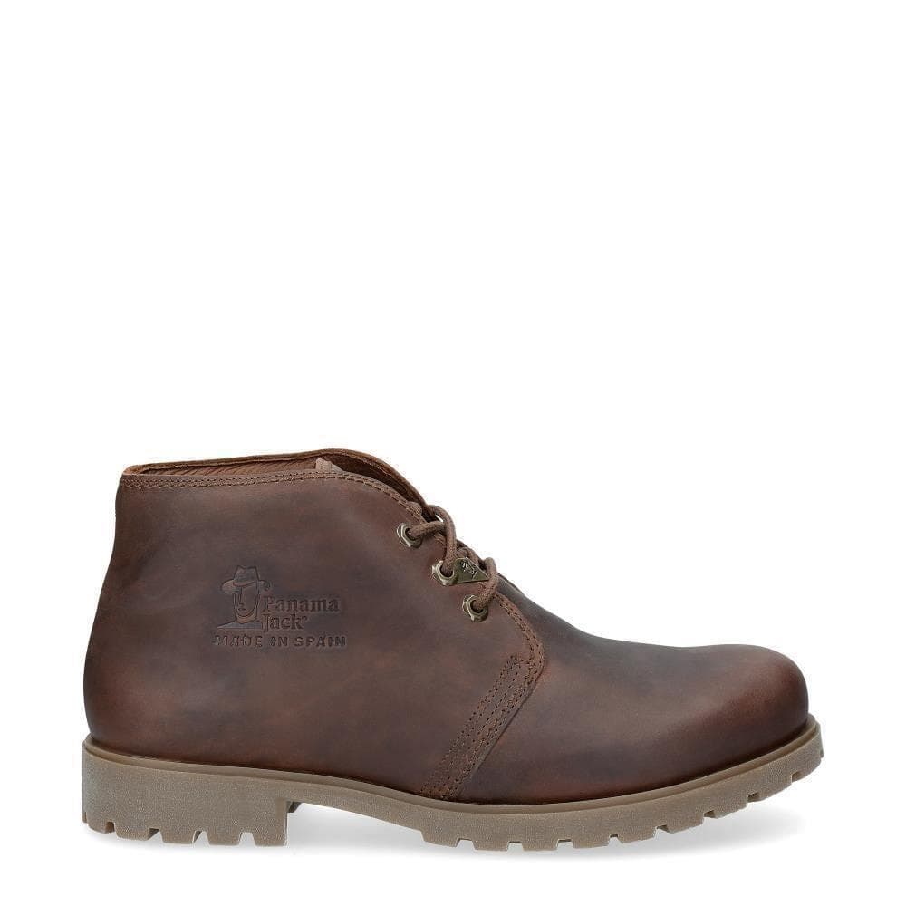 Panama Jack C10 bruine laars voor heren, waterdichte Havana Joe Chukka-enkellaarzen met veters