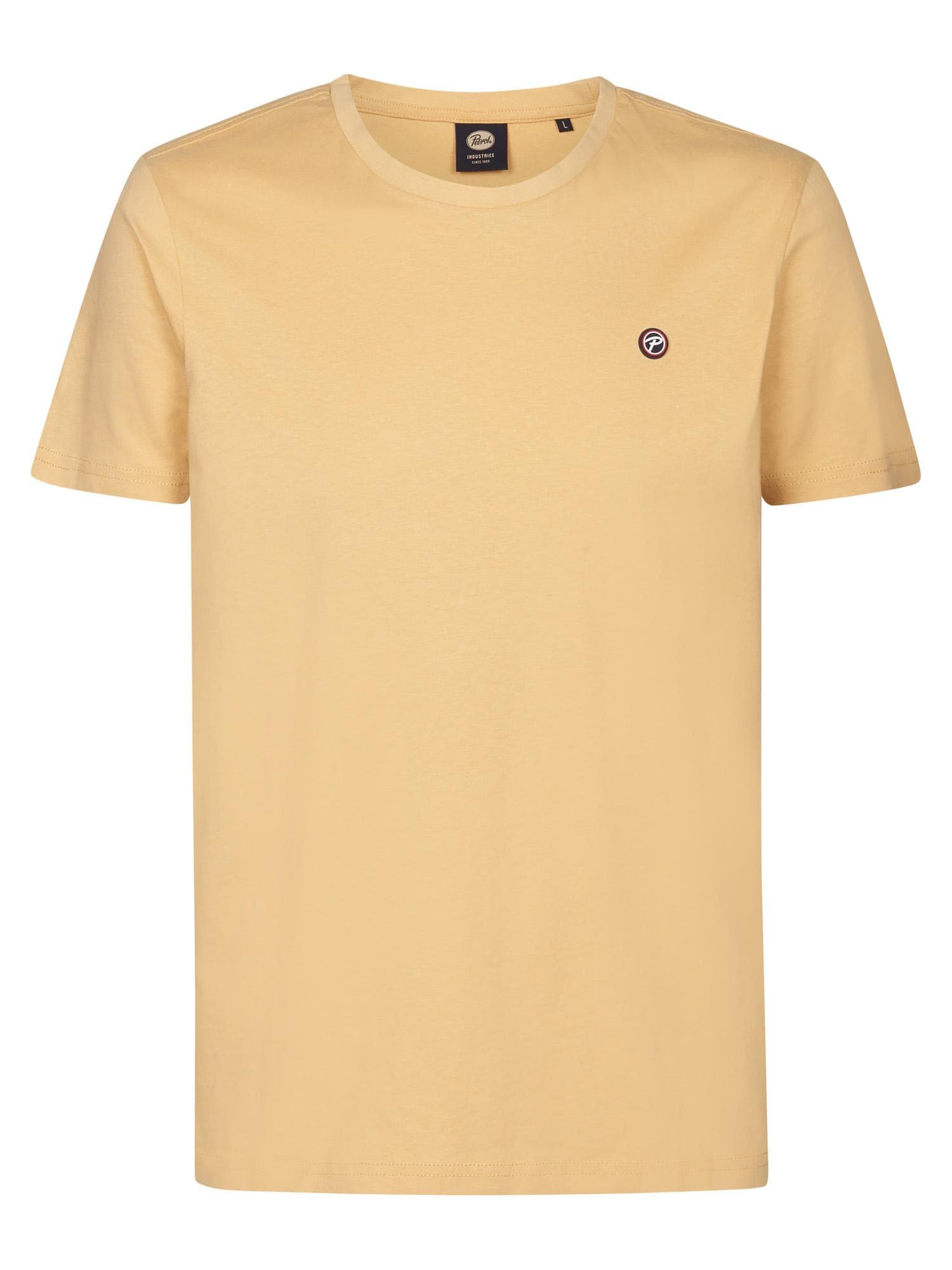 Petrol Industries - Heren Logo T-shirt Windward - Geel