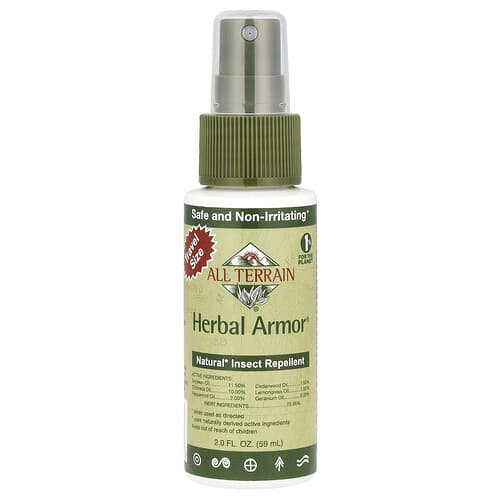 All Terrain, Kruidenpantser®, natuurlijk insectenwerend middel, 2 fl oz (59 ml)