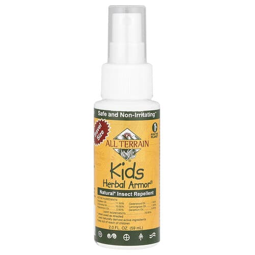 All Terrain, Kruidenpantser® voor kinderen, natuurlijk insectenwerend middel, 2.0 fl oz (59 ml)