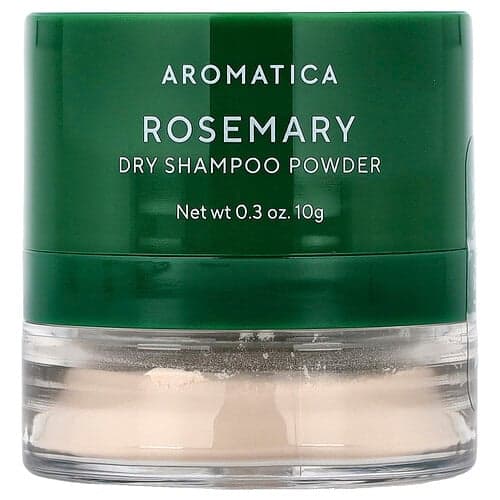 Aromatica, Droogshampoopoeder, rozemarijn, 0,3 oz (10 g)
