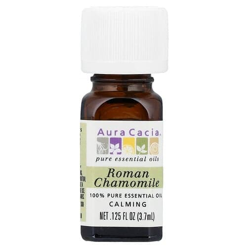 Aura Cacia, 100% pure etherische olie, Romeinse kamille, 3,7 ml