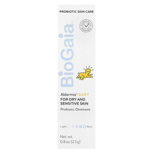 BioGaia, Aldermis Baby Probiotische Zalf, Voor Droge en Gevoelige Huid, 0.8 oz (23 g)