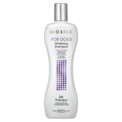 Biosilk, Silk Therapy®, Whitening Shampoo, voor honden, 355 ml