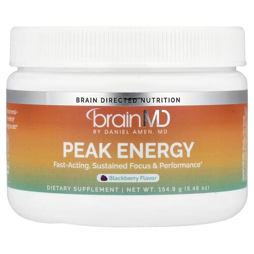 BrainMD, Peak Energy, braam, 154,9 g