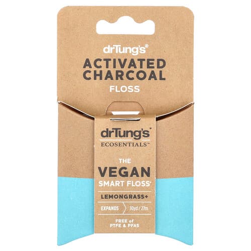 Dr. Tung's, Ecosentials™, The Vegan Smart Floss®, citroengras, 27 m