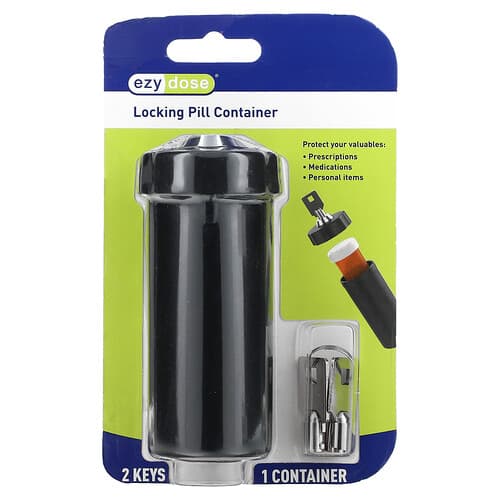 Ezy Dose, Vergrendelbare pillenhouder, 1 set