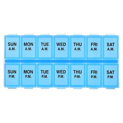 Ezy Dose, Wekelijkse AM/PM pillenplanner, 1 telling