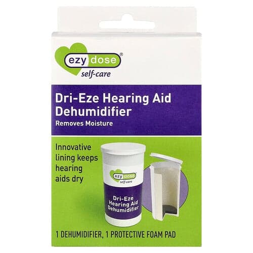 Ezy Dose, Zelfzorg, Dri-Eze hoortoestel luchtontvochtigingsset, 2-delige set