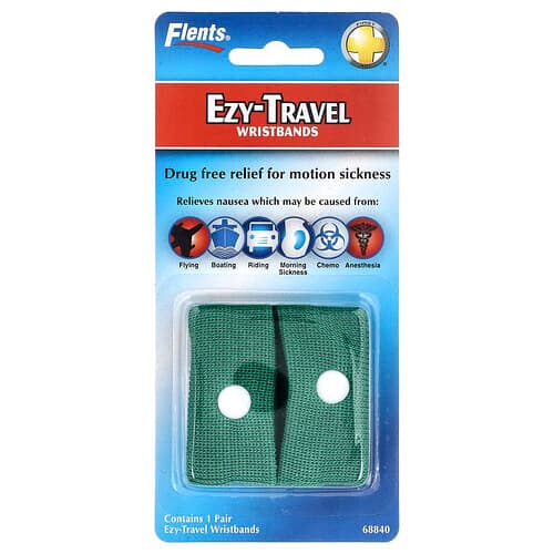 Flents, Ezy-Travel polsbandjes, one size fits all, 1 paar