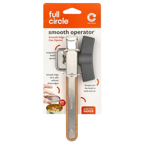 Full Circle, Smooth Operator™, blikopener met gladde rand, 1 stuk