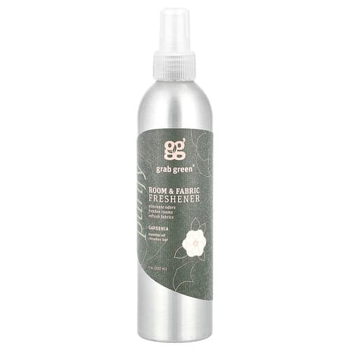 Grab Green, Kamer- en textielverfrisser, Gardenia, 7 oz (207 ml)