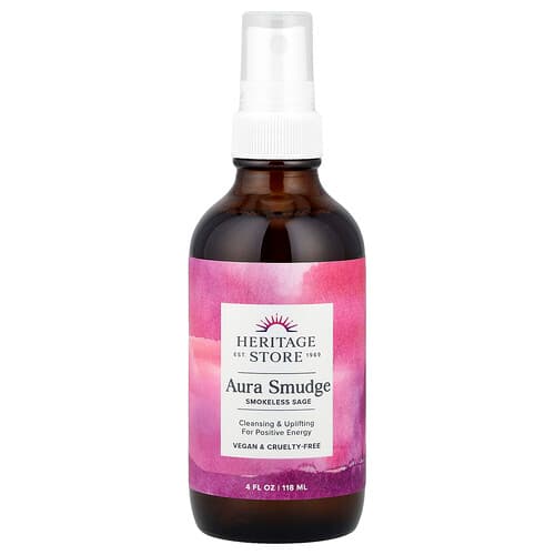 Heritage Store, Aura Smudge, rookloze salie, 118 ml