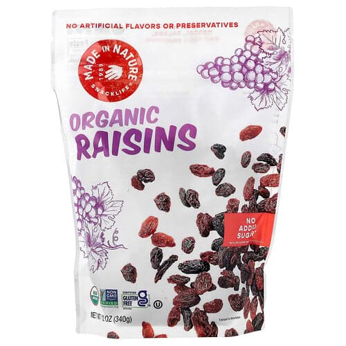 Made in Nature, Biologische rozijnen, 340 g