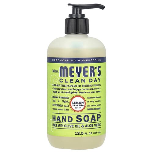 Mrs. Meyers Clean Day, Handzeep, citroenverbena, 370 ml